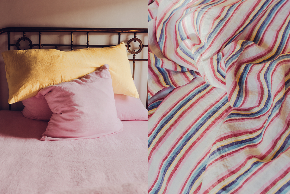 Summer house, bed linen