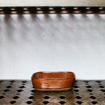 Stoneware deep dish n°6  - Ocre