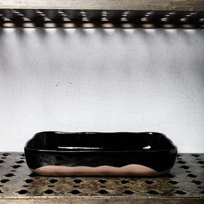 Stoneware oven dish n°10 - Noir d'Encre