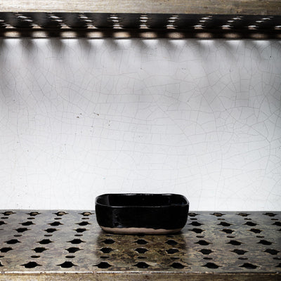 Stoneware deep dish n°6 - Noir d'Encre