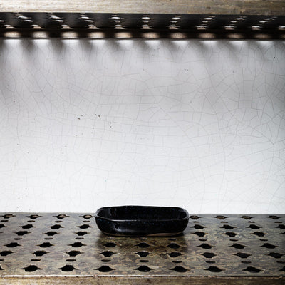 Stoneware deep dish n°7 - Noir d'Encre