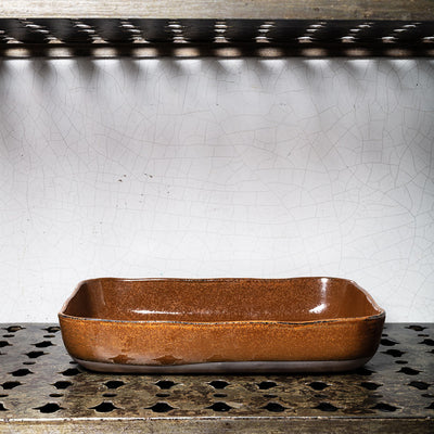 Stoneware oven dish n°10 - Ocre