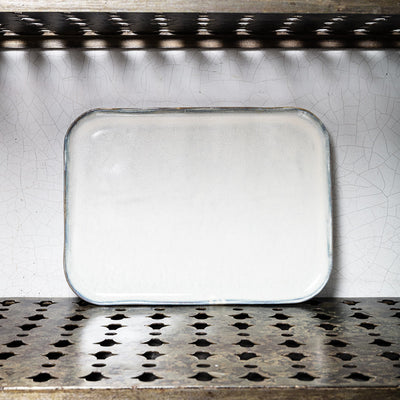 Stoneware flat plate n°1 - Mastic
