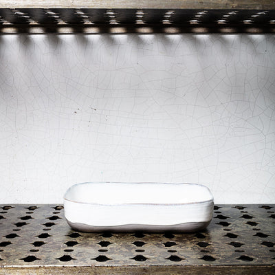Stoneware deep dish n°5 - Mastic